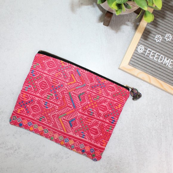 The Little Market Handbags - The Little Market Textured Artisan Travel Pouch